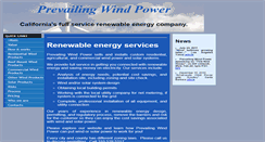 Desktop Screenshot of prevailingwindpower.com